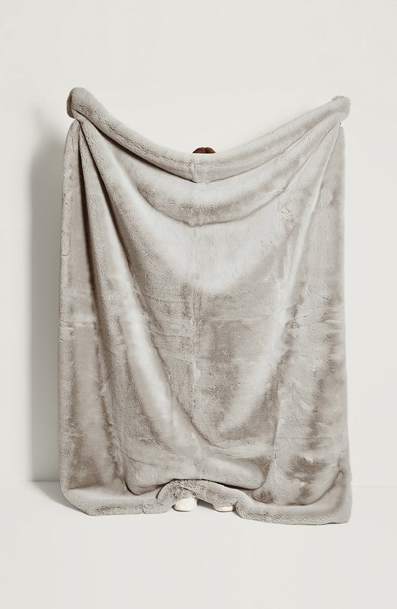 UnHide The Marshmallow 2.0 Medium Faux Fur Throw Blanket, Alternate, color,