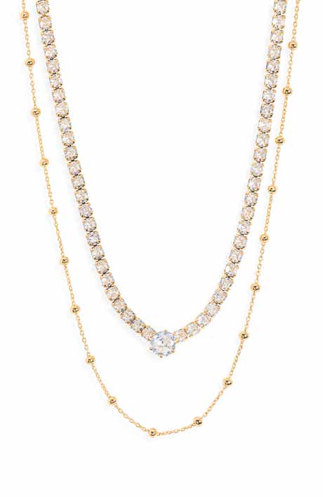 Double Layer Ball Necklace