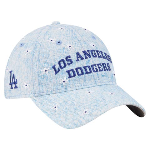 Women's New Era  Light Blue Los Angeles Dodgers Daisy All Over 9TWENTY Adjustable Hat