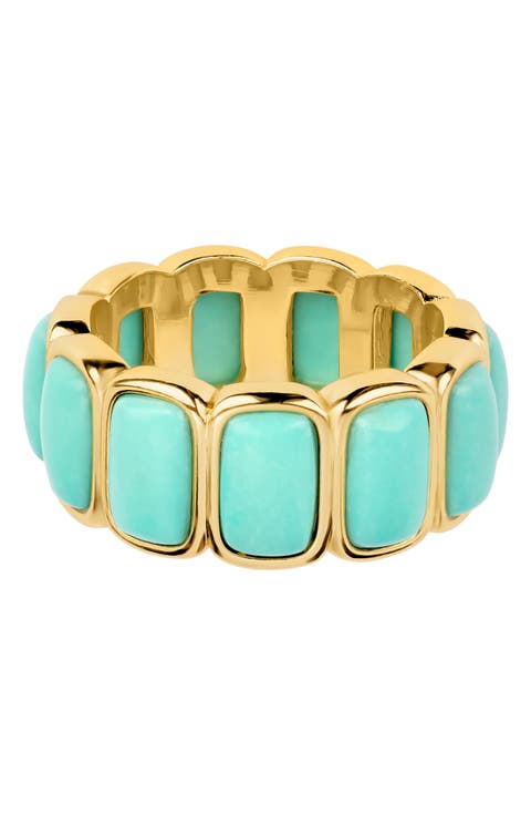 Howlite Bezel Ring