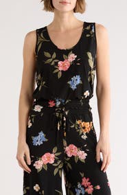 Ellen Tracy Smocked Tank