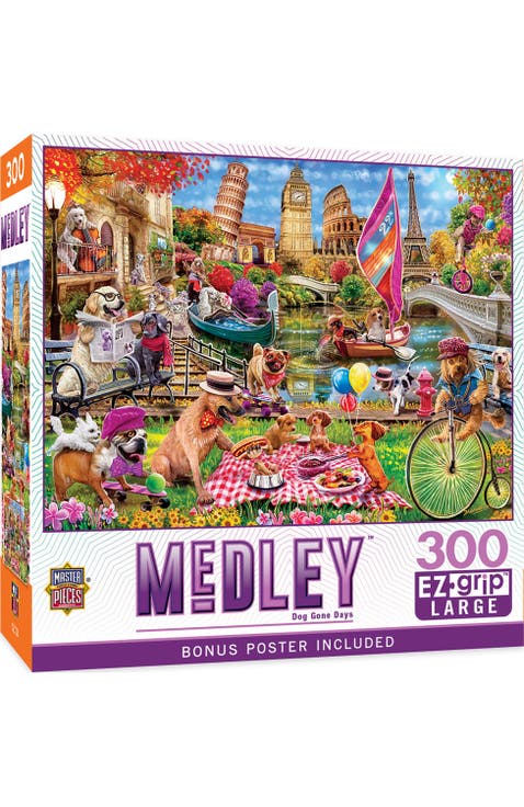 Dog Gone Days 300 Piece Jigsaw Puzzle