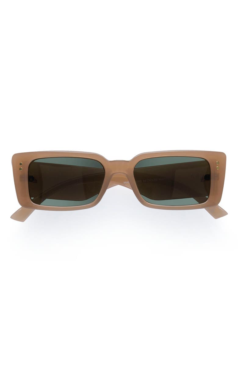 AIRE Orion 53mm Rectangular Sunglasses, Alternate, color, Fawn