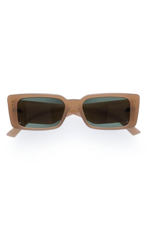 Aire Orion 53mm Rectangular Sunglasses In Brown