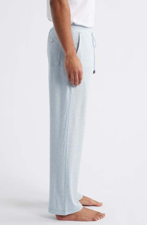 Daniel Buchler Ribbed Rayon Blend Drawstring Pajama Pants