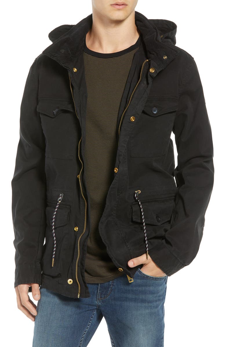 Scotch & Soda Garment Dyed Field Jacket, Main, color, 