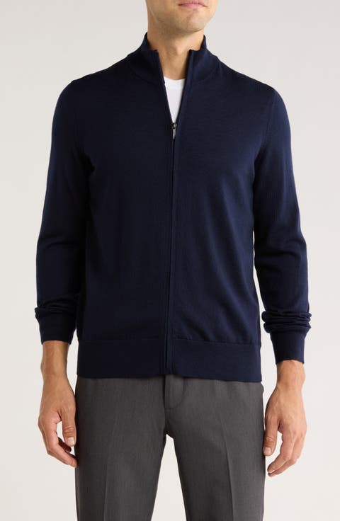 Wool Full Zip Sweater