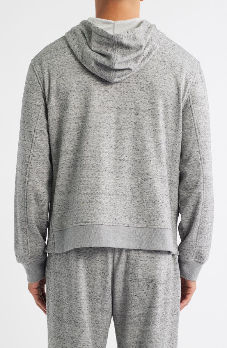 UGG<sup
®</sup
 Shiloh Fleece Zip Hoodie, Alternate, color, Grey Heather