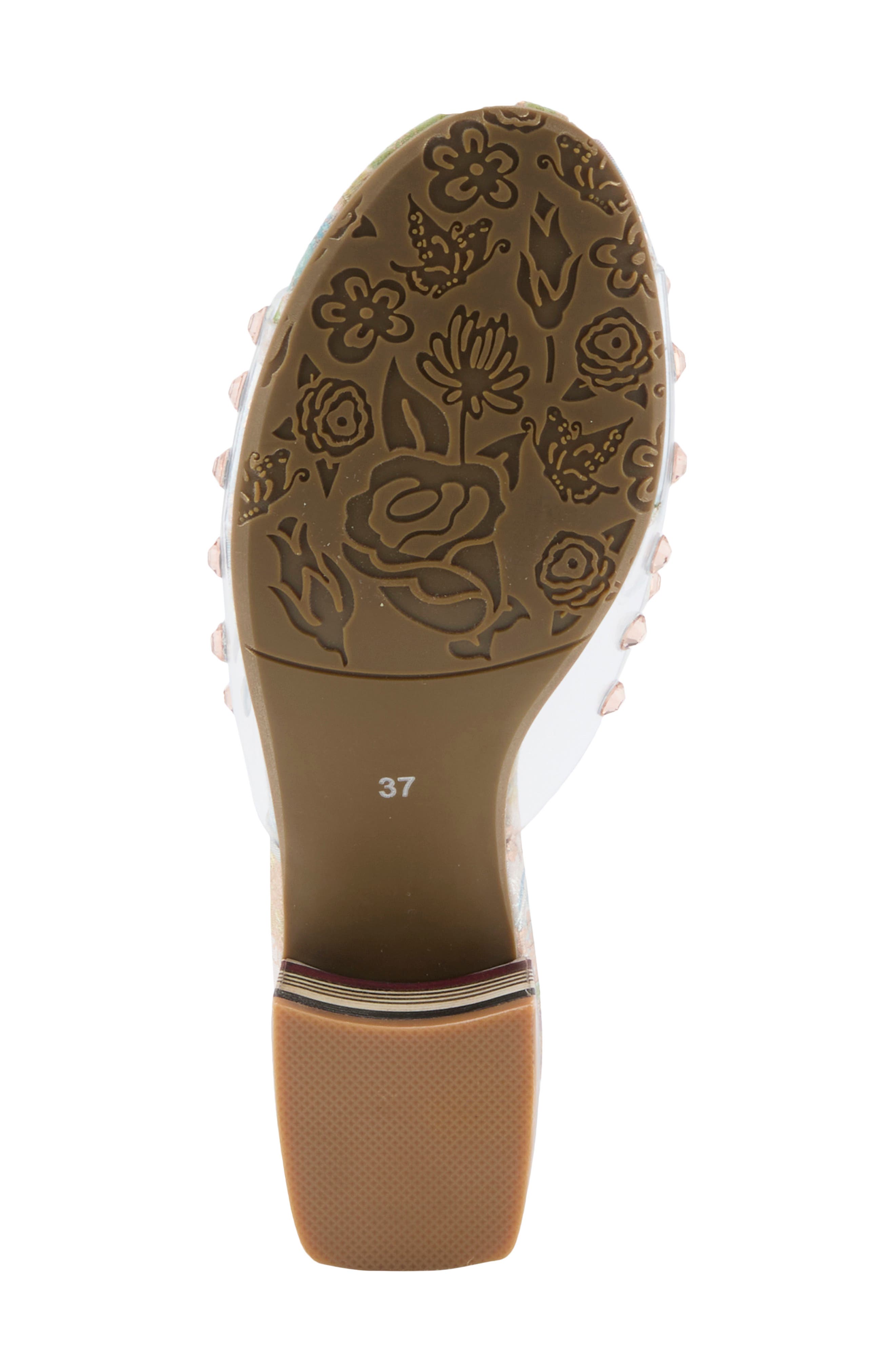 L'Artiste by Spring Step Ontherox Embellished Sandal, Alternate, color, Camel Multi