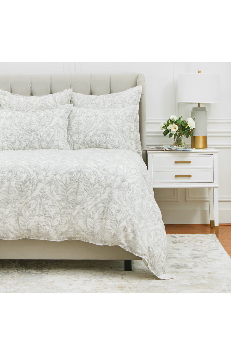 ELISABETH YORK Carolina Standard Pillow Sham, Alternate, color, Grey