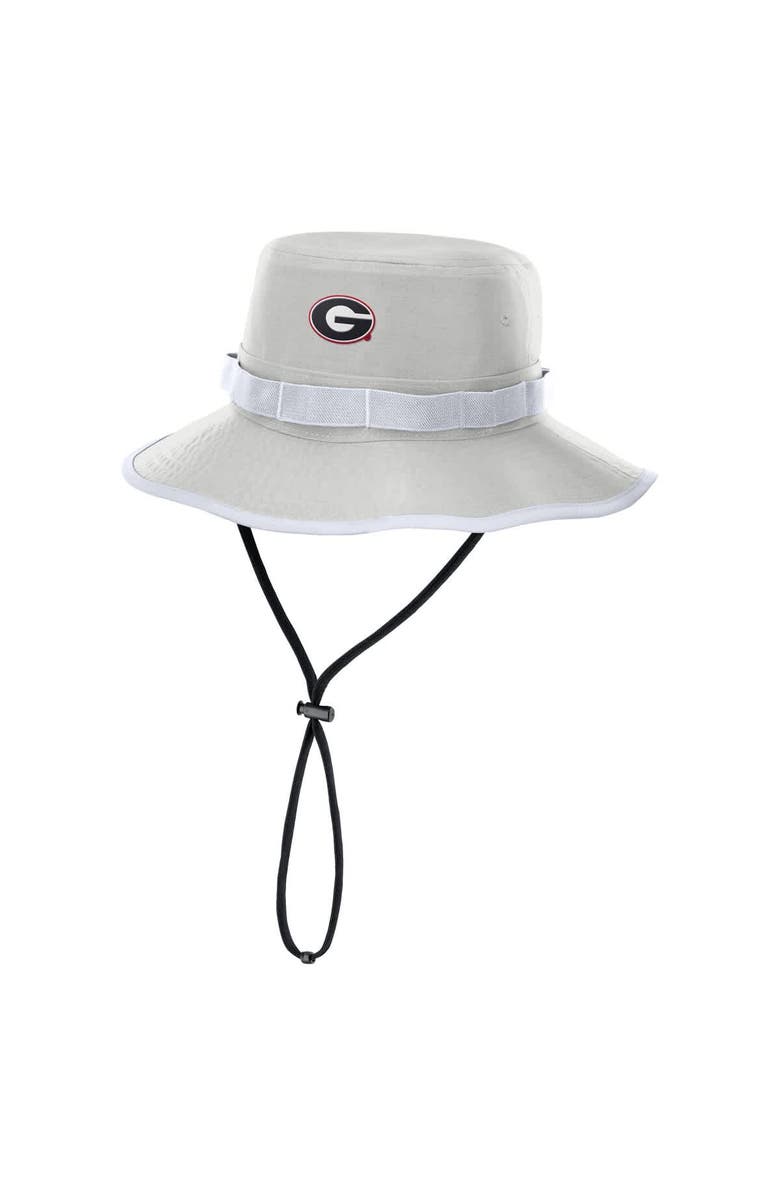 Nike Men's Nike Gray Georgia Bulldogs 2025 Sideline Apex Boonie Bucket Hat, Main, color, Gray