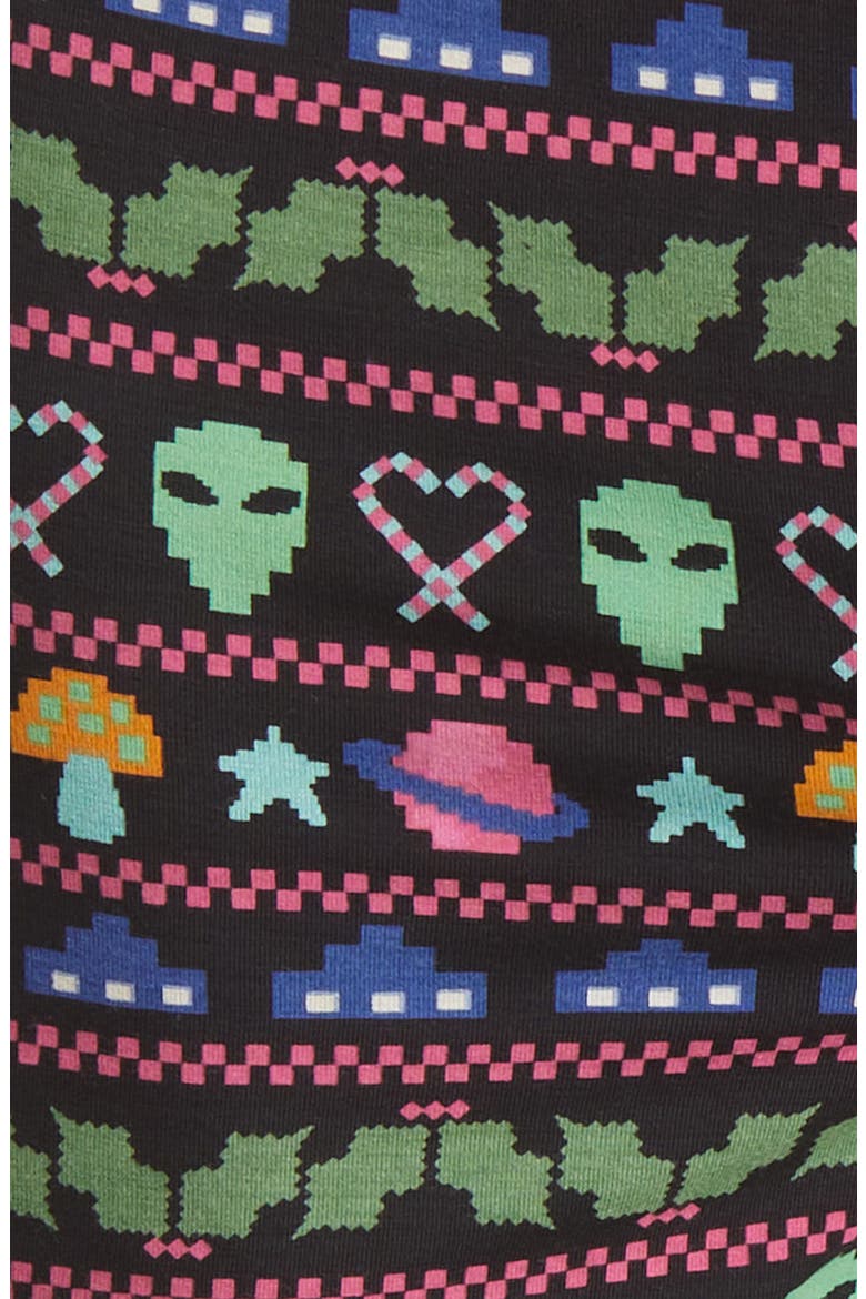 Knit Boxers, Alternate, color, COSMIC MISTLETOE