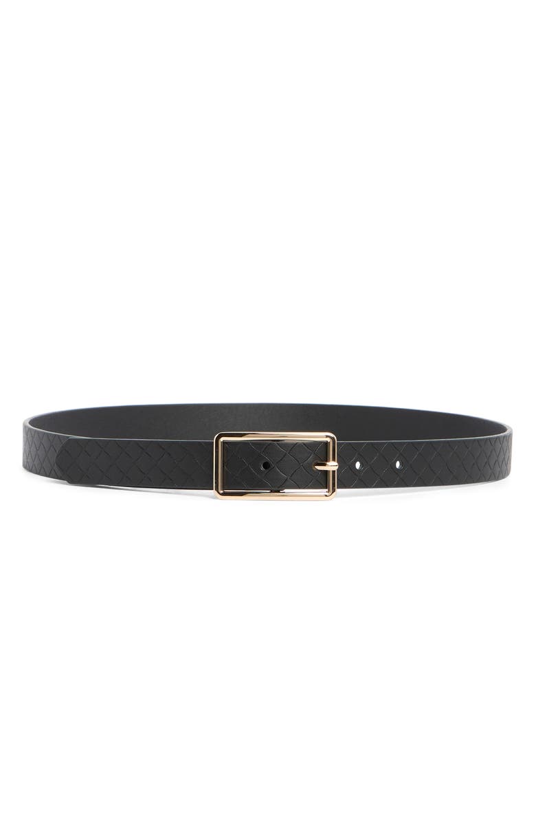 NORDSTROM RACK Chloe Embossed Faux Leather Belt, Main, color,