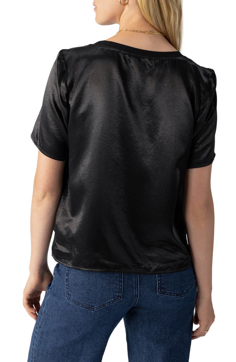 Sanctuary Timeless Satin Top, Alternate, color, 