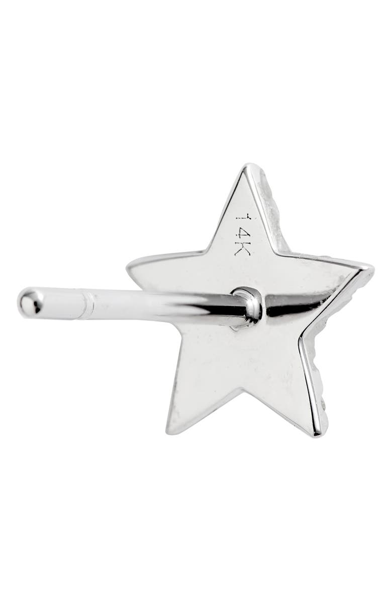 Meira T Mismatched Diamond Stud Earrings, Alternate, color, White Gold