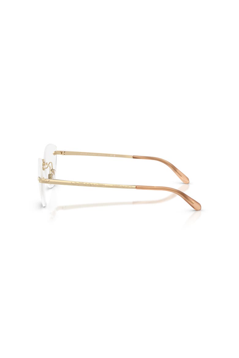 54mm Cat Eye optical glasses, Alternate, color, Gold