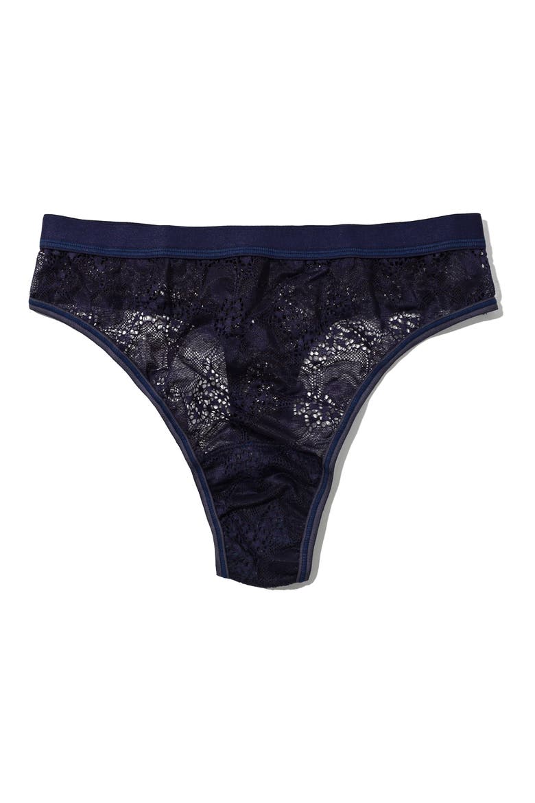 Tropical Storm High Waist Thong, Alternate, color, SUMMER RAIN