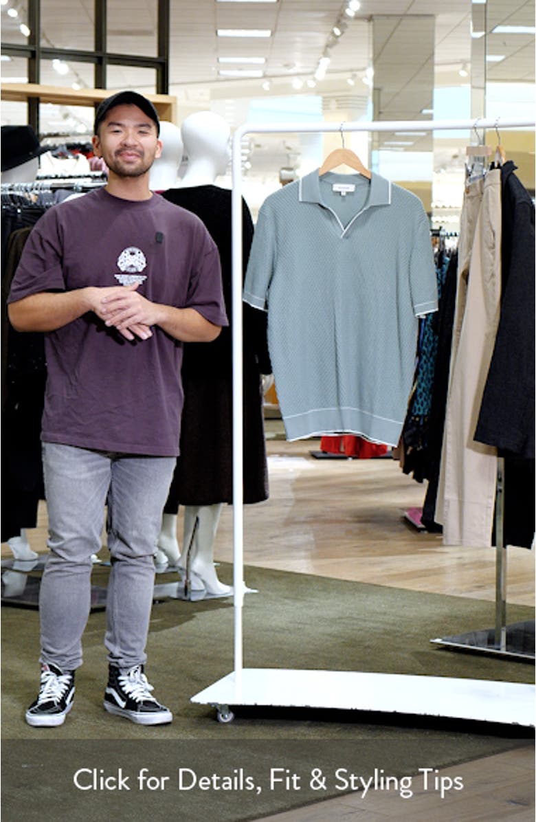 Tipped Johnny Collar Polo, sales video thumbnail