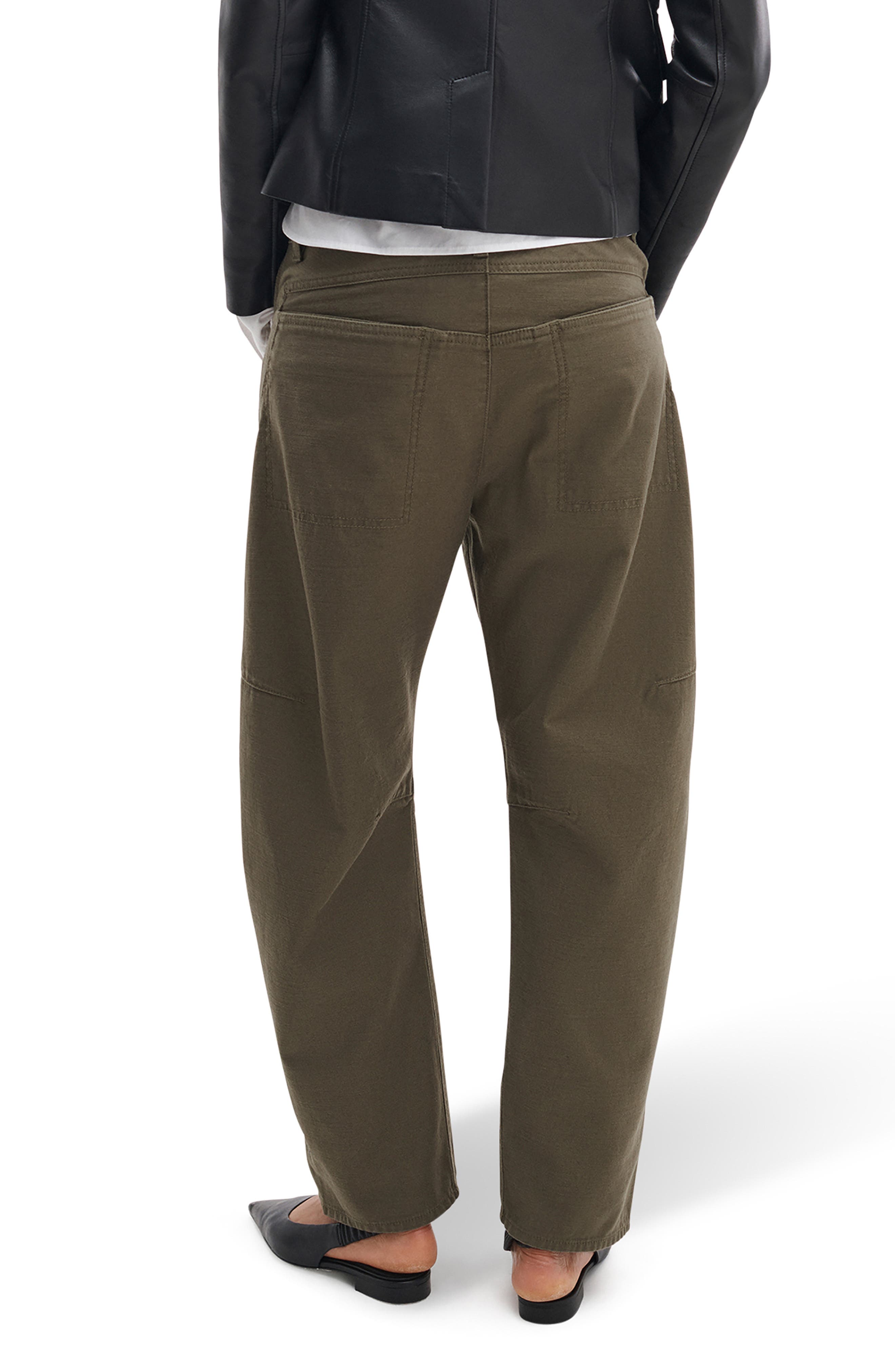 Stevie Tapered Stretch Cotton Utility Pants - image 4