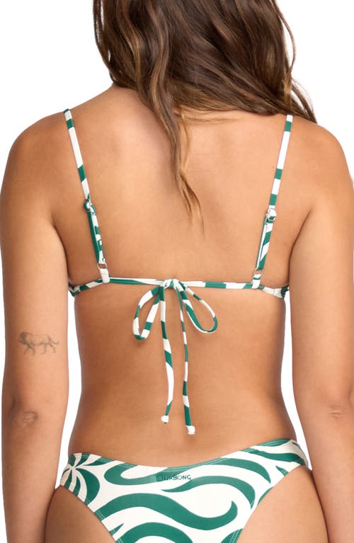 Billabong All The Waves Talia Underwire Bikini Top In Green