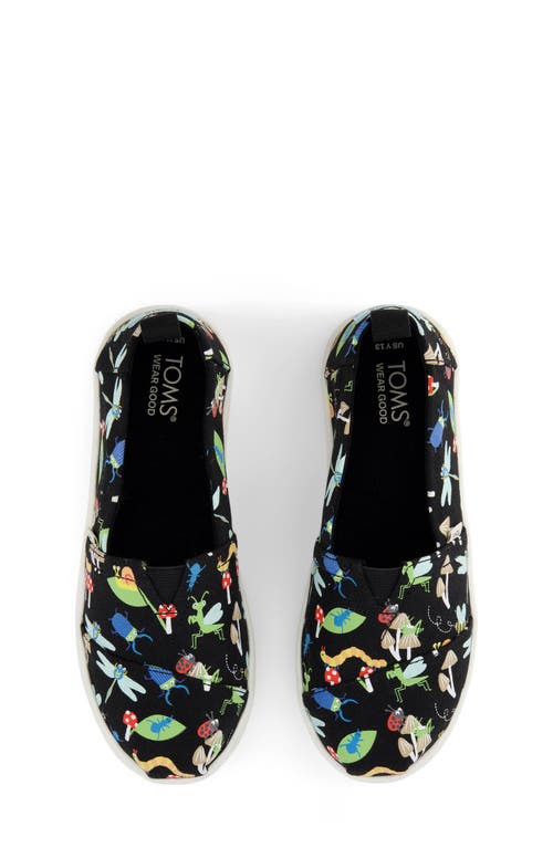 Toms Kids' Alpargata Slip-on Sneaker In Black