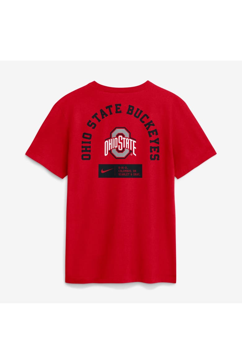 Men's Nike Scarlet Ohio State Buckeyes Primetime Crew T-Shirt, Alternate, color, Scarlet