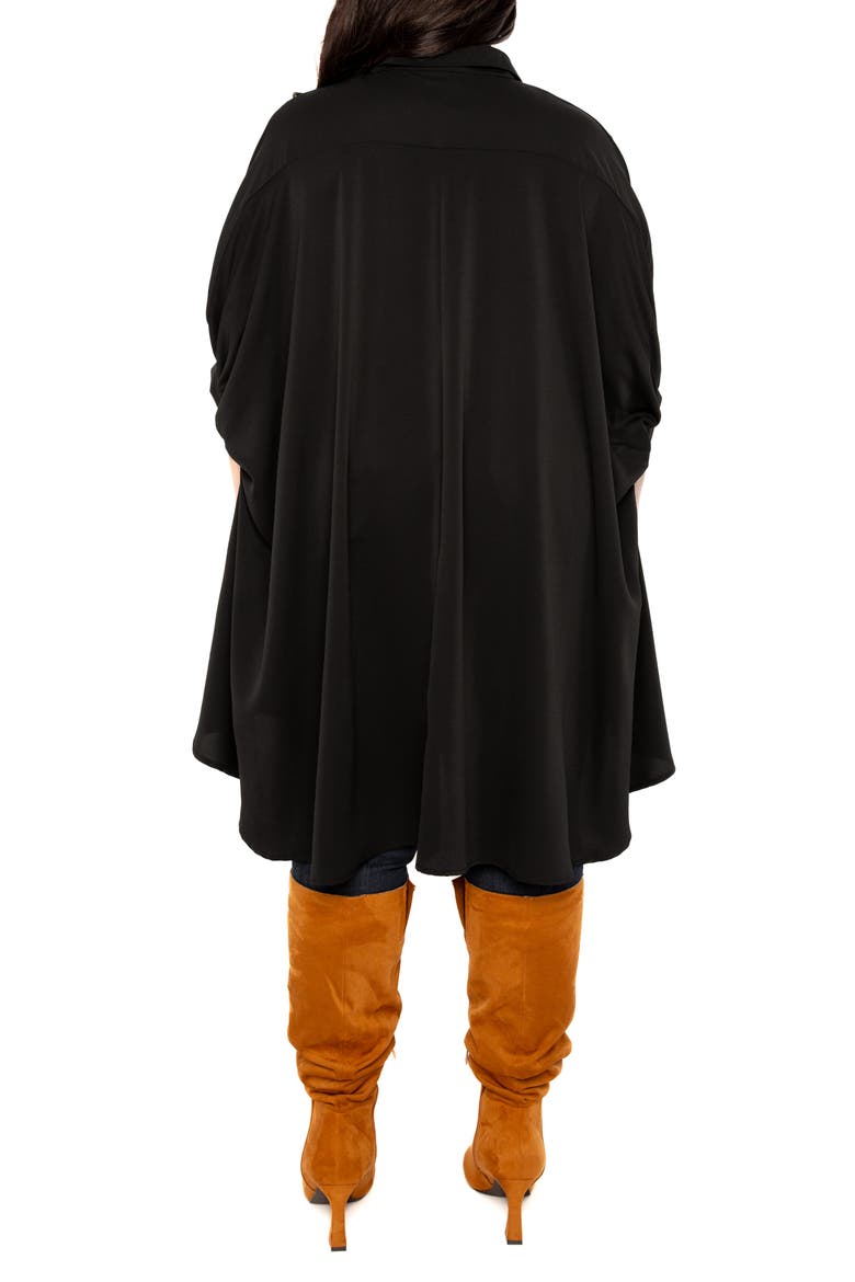 Flowy High-Low Shirt, Alternate, color, BLACK
