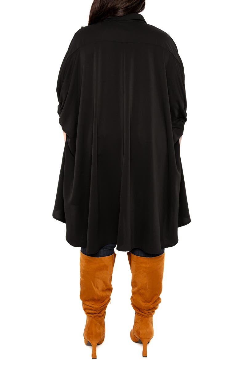 BUXOM COUTURE Flowy High-Low Shirt, Alternate, color,