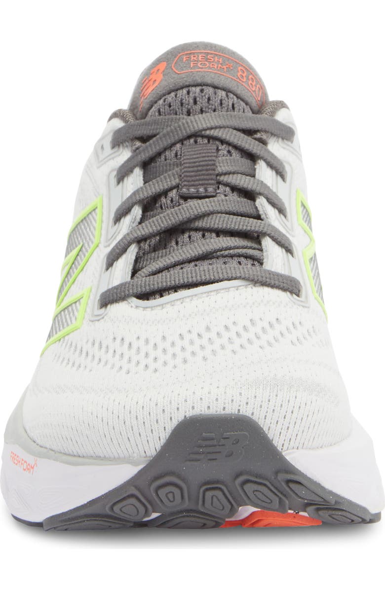 New Balance 880 v14 Fresh Foam Running Shoe, Alternate, color, Grey Matter/ Beached Lime Glow