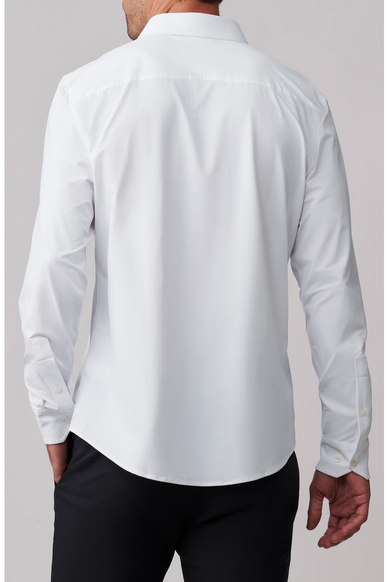 Commuter Slim Fit Button-Up Shirt, Alternate, color, BUSINESS WHITE