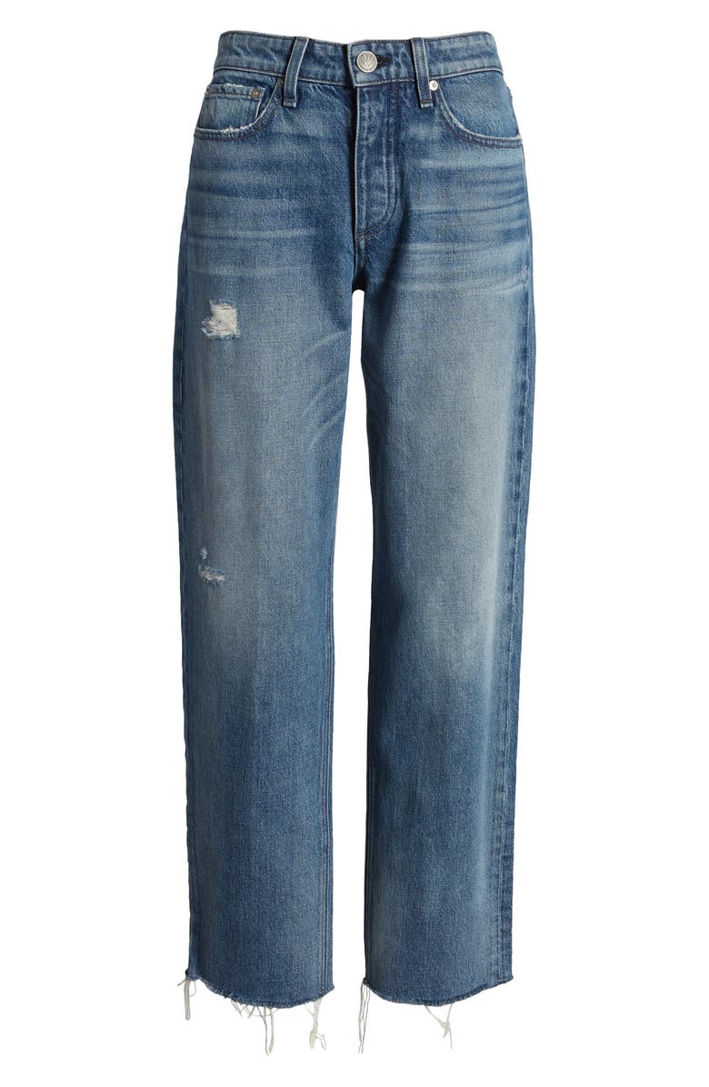 rag & bone Dre Raw Hem Low Rise Baggy Boyfriend Jeans, Alternate, color, 