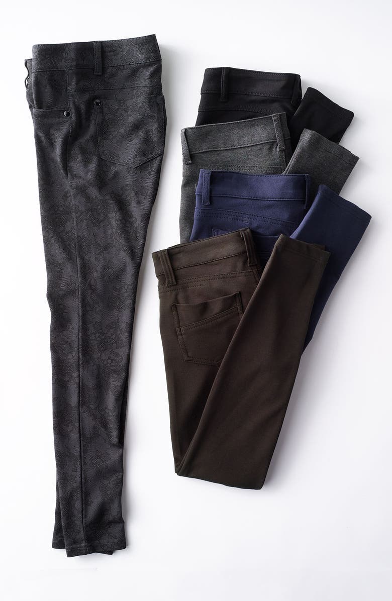 STS Blue See Thru Soul Skinny Ponte Pants, Alternate, color, 