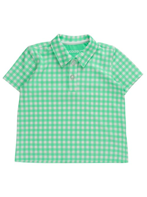 Ruggedbutts Kids'  Boys Knit Short Sleeve Performance Polo In Green
