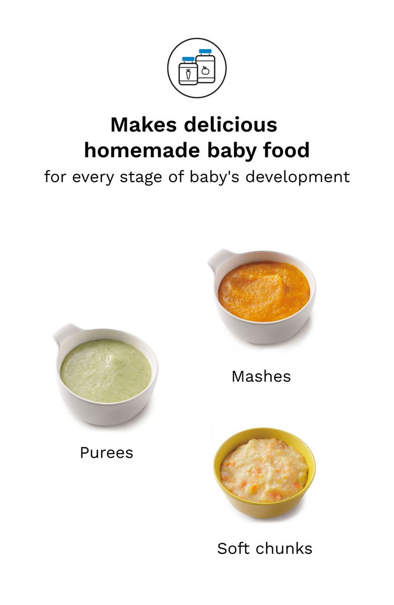 BABY BREZZA Food Maker Complete, Alternate, color, White