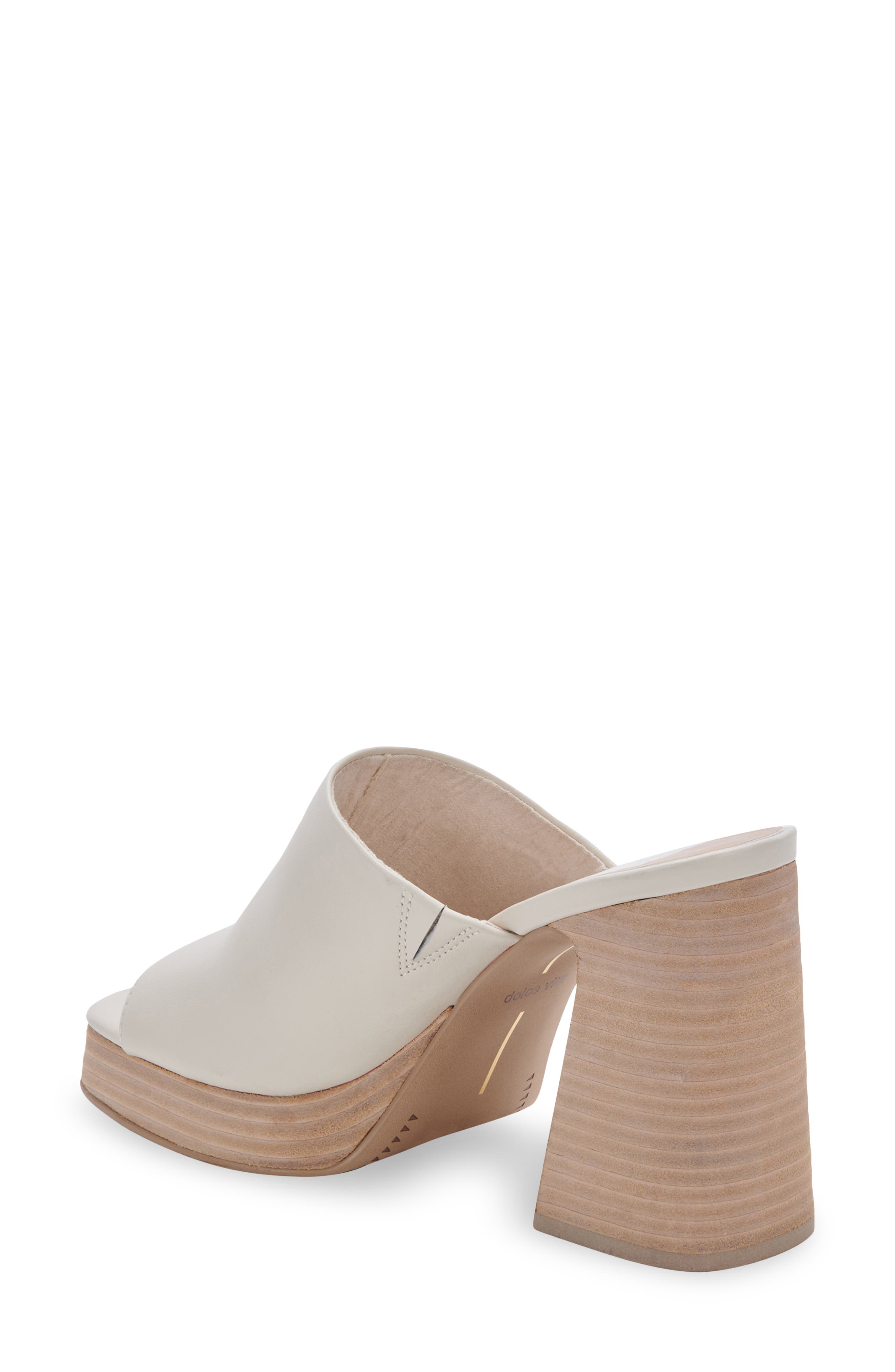 Lukas Platform Sandal, Alternate, color, IVORY LEATHER