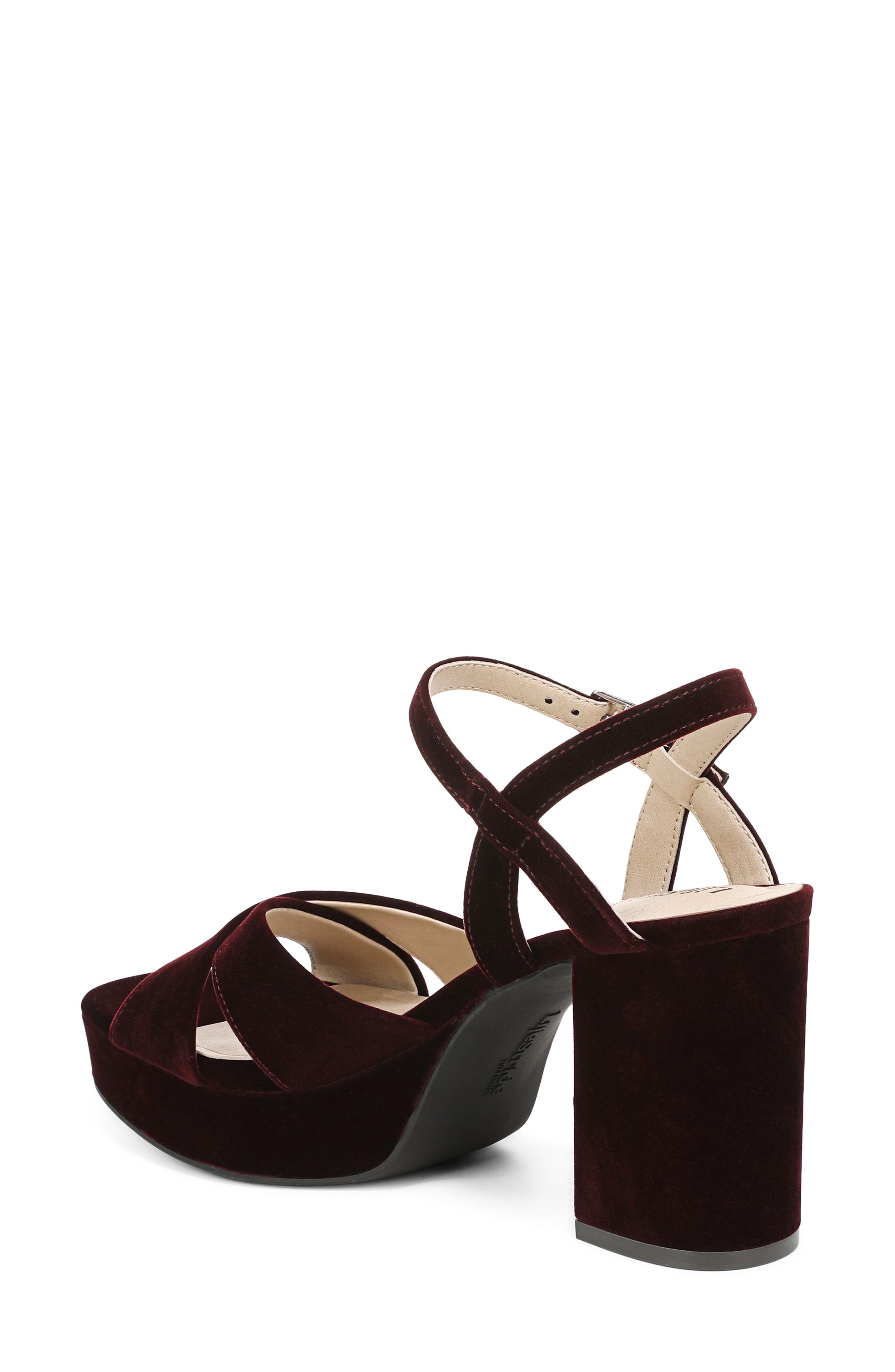 Alice Platform Sandal - Wide Widths Available, Alternate, color, CHOCO PLUM