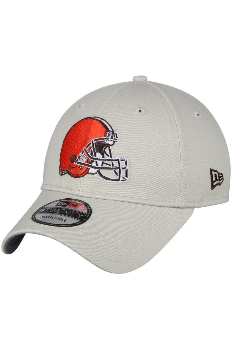Men's New Era Khaki Cleveland Browns Playmaker 9TWENTY Adjustable Hat, Main, color, Khaki