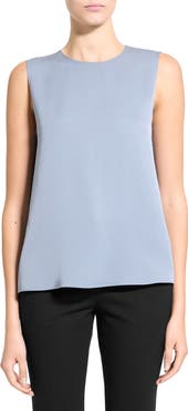 Theory Sleeveless Silk Blouse