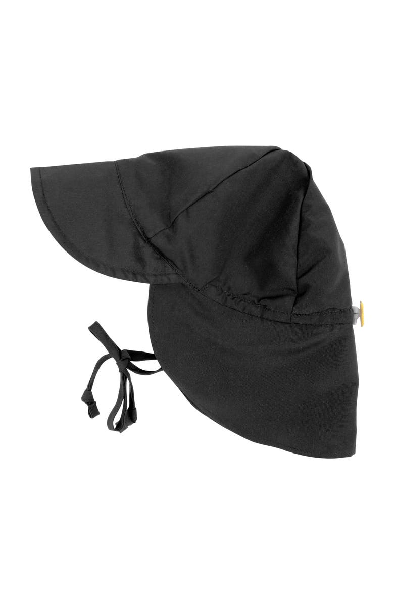 Leveret Baby Flap Swim Hat, UPF 50+ Sun Protection, Main, color, Black