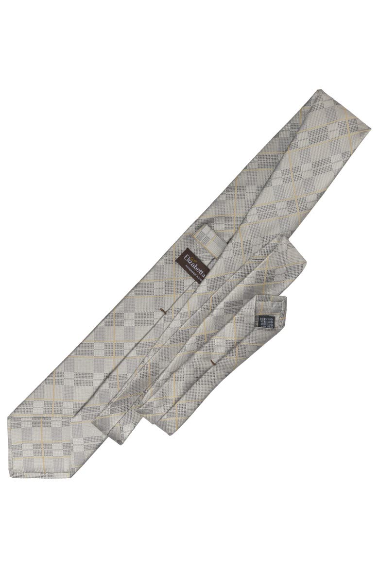 Moscato - Silk Jacquard Tie for Men, Alternate, color, Grey