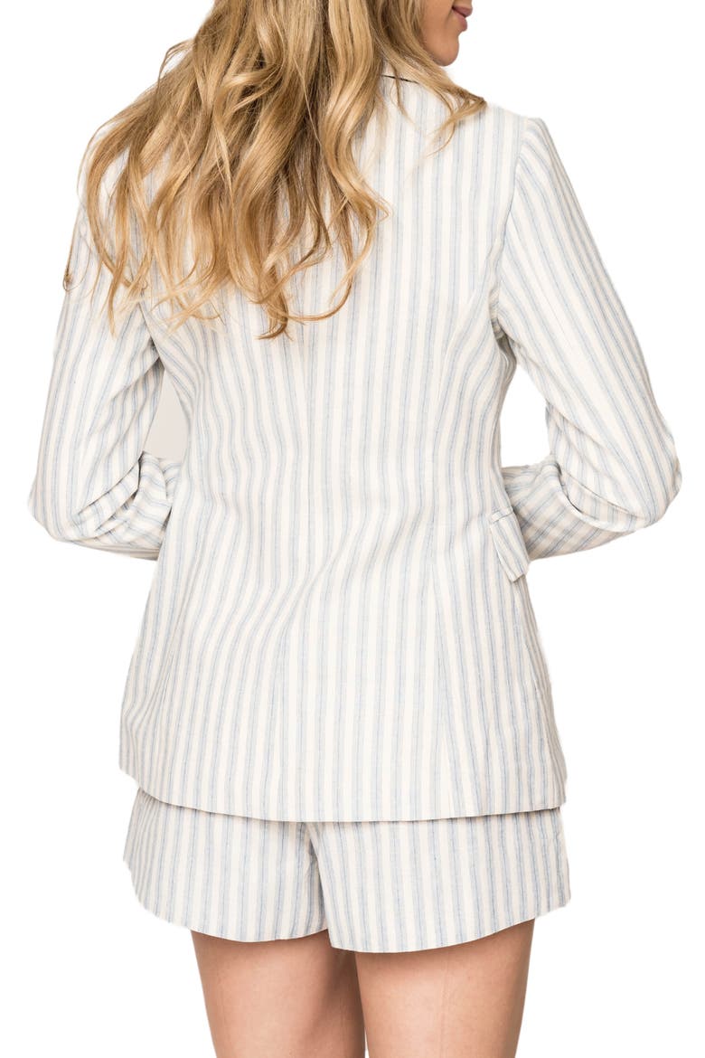 Stripe Blazer, Alternate, color, NEUTRAL BLUE STRIPE