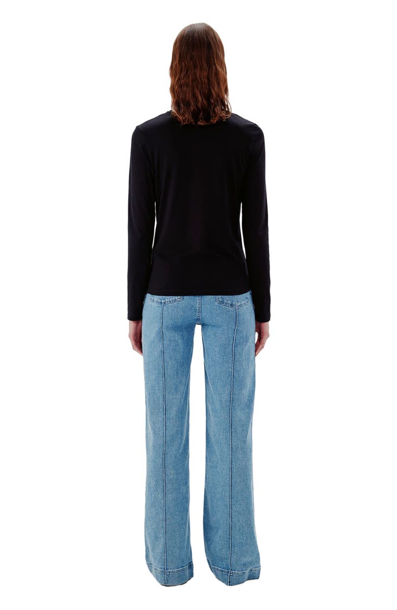 Another Tomorrow LONG SLEEVE TEE, Alternate, color, Black