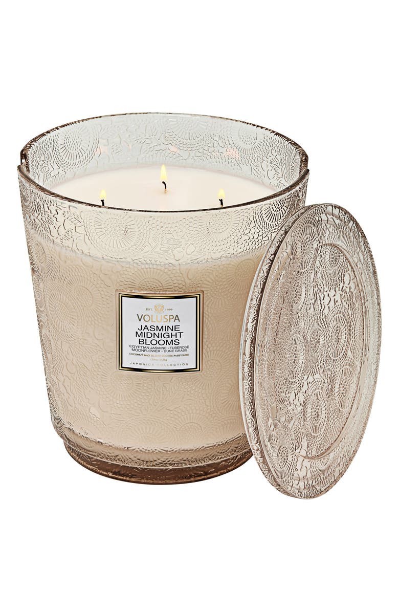 Voluspa Jasmine Midnight Blooms 5-Wick Hearth Candle, Alternate, color, Jasmine Midnight Blooms