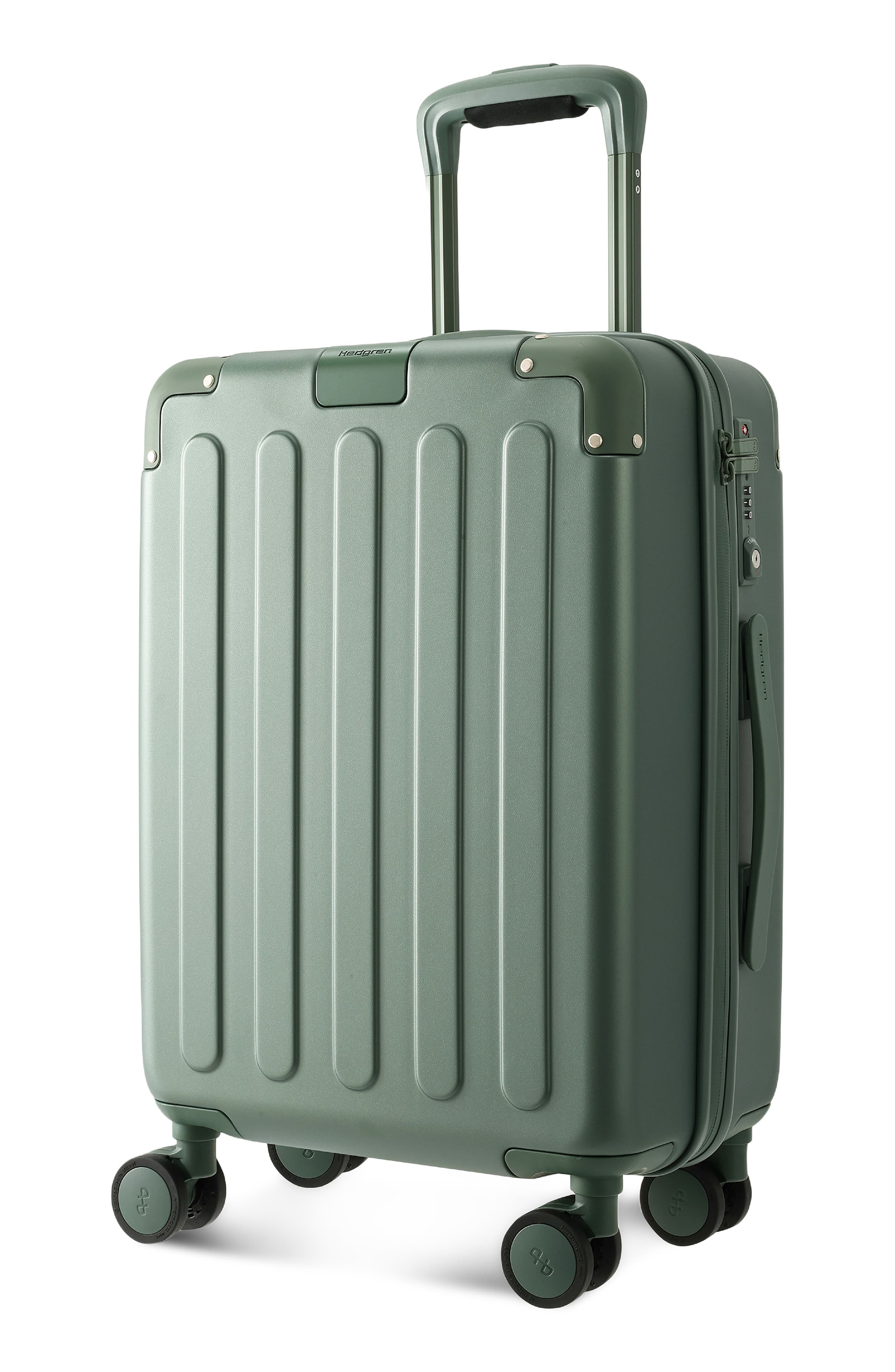 Hedgren Nostos Matte Spinner Carry-On, Alternate, color, Pine