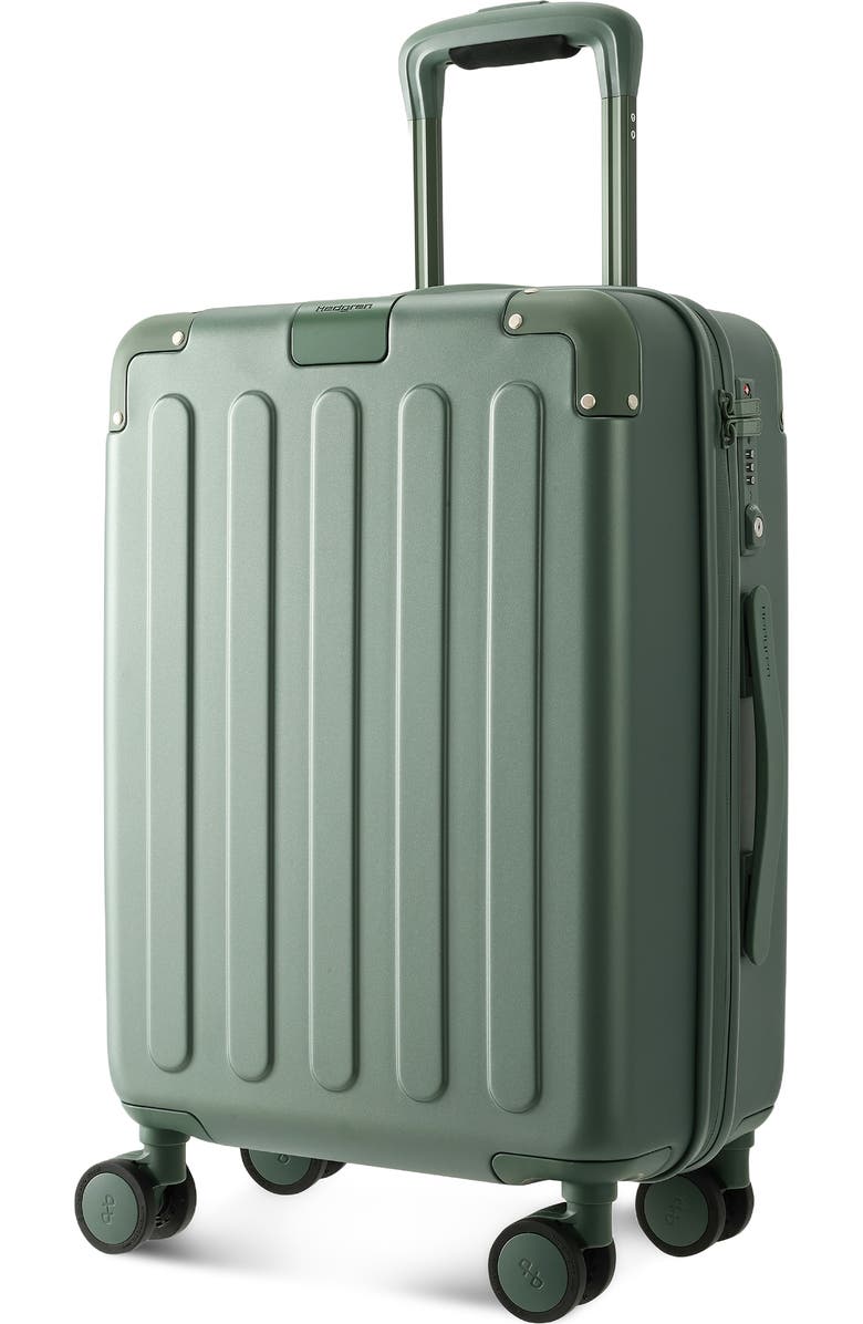 Hedgren Nostos Matte Spinner Carry-On, Alternate, color, Pine