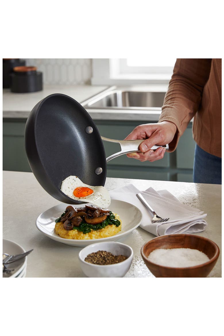 Premier Hard Anodized Nonstick 8-Piece Cookware Set, Alternate, color, BLACK