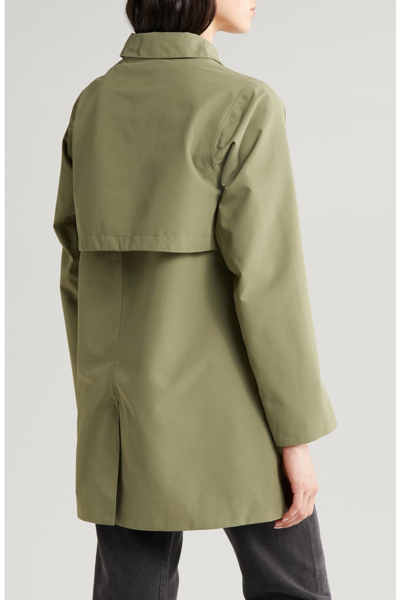 Lilja Waterproof Raincoat, Alternate, color, LAV GREEN