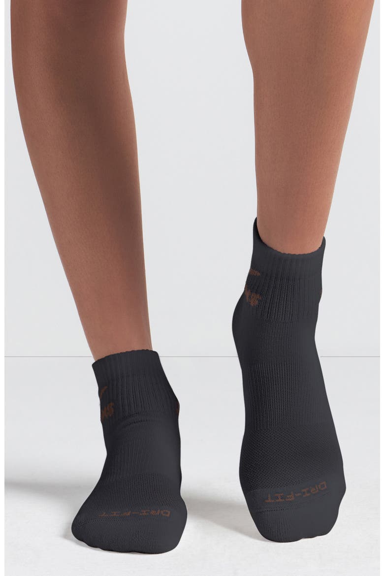 Dri-Fit Quarter Crew Socks 3-Pack, Alternate, color, SN(OB)/HTG(SN)/OB(DKS)