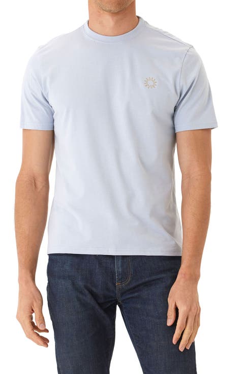 Soft Wash Sunburst Embroidered T-Shirt