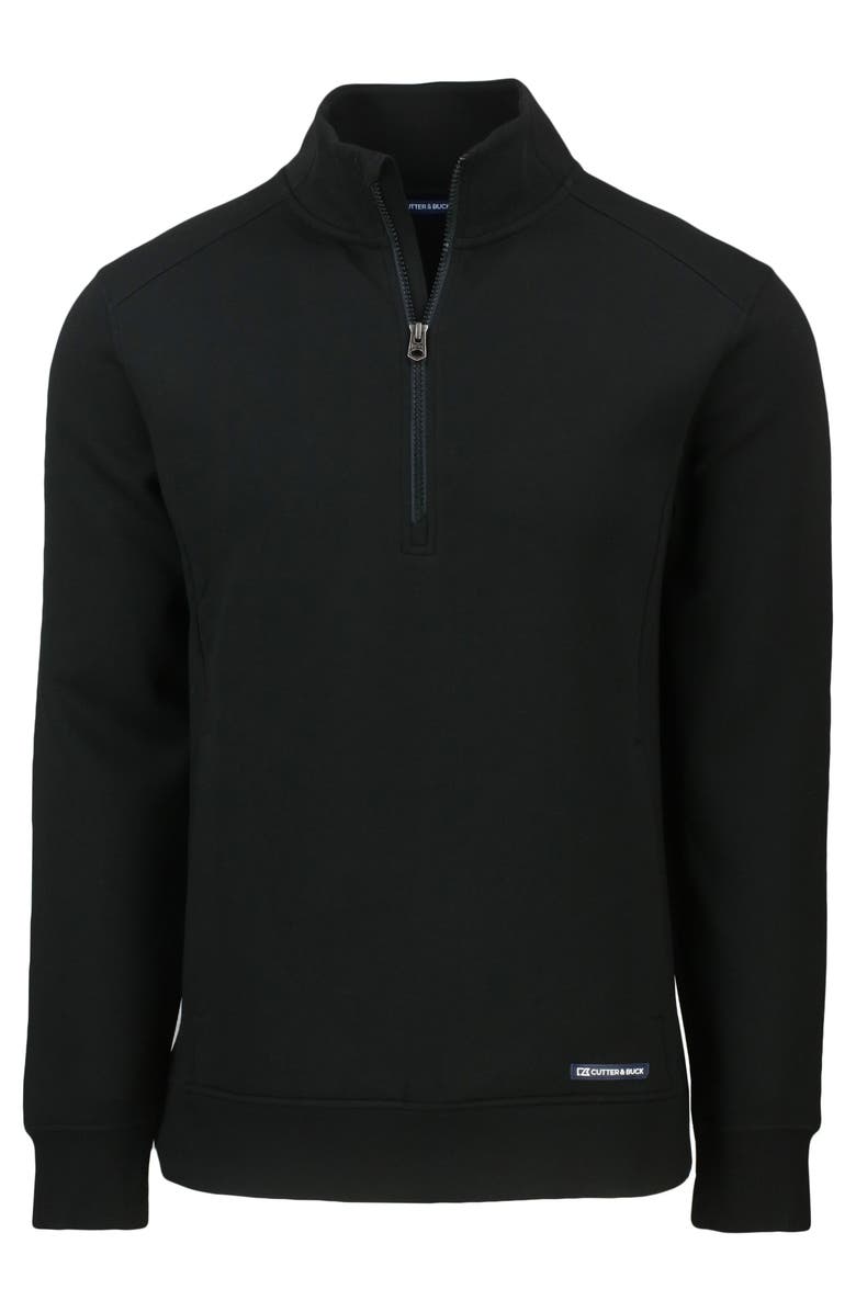 Cutter & Buck Roam Quarter Zip Pullover, Alternate, color, Black